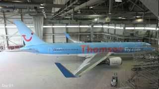 Thomson Airways  Modernising the Airline TimeLapse [upl. by Noelopan]