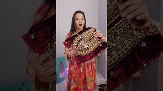 Meesho Designer partywear velvet suit haulshortvideo trending meesho [upl. by Bander]