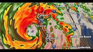 Cat 5 Milton 180 MPH Winds New Landfall Location amp Speeds [upl. by Stig767]