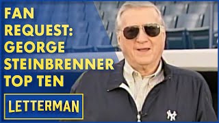 Fan Request New York Yankees George Steinbrenner Top Ten  Letterman [upl. by Keil]