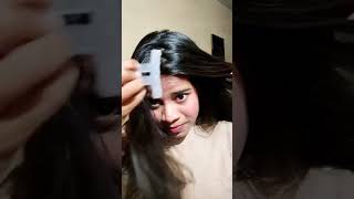 zig zag parting trick 😳👍 shortsvideo youtubeshorts viralhacks zigzag hairtutorial tricks [upl. by Glenna]