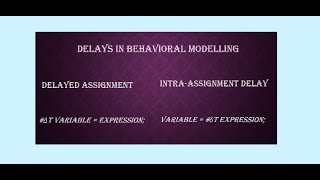 Delays in blocking and nonblocking assignments [upl. by Anelhtak]