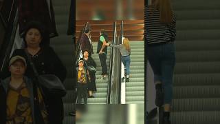 Touching Hands On Escalator Prank🤣 [upl. by Noterb982]