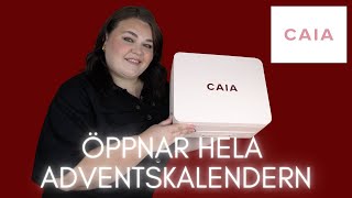 ÖPPNAR CAIA ADVENTSKALENDER 2024 YIKES är deras storhetstid över [upl. by Kiel821]