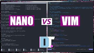 Nano Or Vim Which Terminal Text Editor Should You Use [upl. by Nihs68]