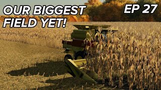 Harvesting the BIGGEST field on the farm Farmville NC Episode 27 [upl. by Zandt]