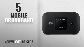 Top 10 Mobile Broadband 2018 Huawei E5577 Black 4G Lowcost Travel WiFi SuperFast Portable [upl. by Aillicirp216]