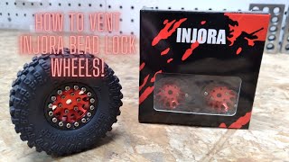 How to vent Injora bead lock wheels [upl. by Leraj]