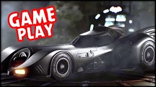 BATMAN Arkham Knight  1989 Batmobile Gameplay [upl. by Middendorf]