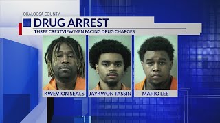 Multiagency narcotic search warrant leads three Crestview men behind bars [upl. by Ammon270]