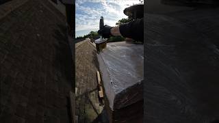 Waterproofing a chimney  Storm Dry Masonry Cream ⛈️ [upl. by Trici161]