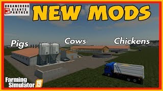 New Mods fs19 CowPigchicken stable farming simulator 19 fs19modsreview [upl. by Hawthorn]