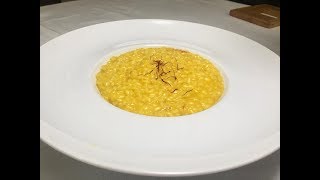 Risotto allo Zafferano  Chef Stefano Barbato [upl. by Nosreve]