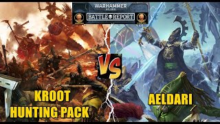 NEW Tau Empire Kroot detachment VS Craftworld 1000 pt Warhammer 40k battle report ita [upl. by Los363]