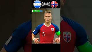 WHEN HALLAND 9 SCORE IN ONE MATCH 😱  NORWAY VS HONDURAS FIFA WORLD CUP halland norway shorts [upl. by Abas]