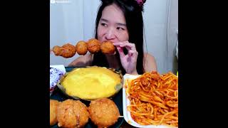 Filipino Desserts amp Snacks Mukbang Karioka amp Bibingka mukbang asmr filipinofood pinoyfood [upl. by Anavlys269]