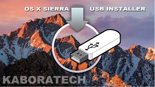 How to create a Mac OS Sierra USB installer [upl. by Etteiluj]