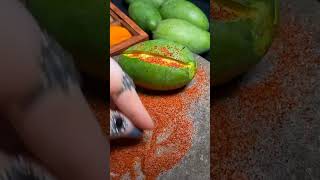 Kayri loverchatpataAcharmini food short viral video 🥭😖😋🤤 [upl. by Aeila]