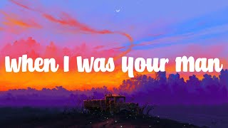 Bruno Mars  When I Was Your Man Lyrics [upl. by Allyce410]