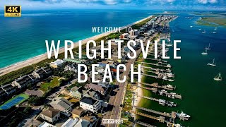 Welcome to Wrightsville Beach  DRONE  Captured in 4k UHD [upl. by Williamsen792]