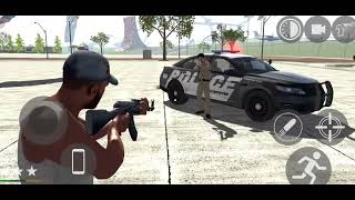 ACTION FULL FIGHT FRANKLIN VS POLICE 🚔  Indian driving 3d game [upl. by Oab]