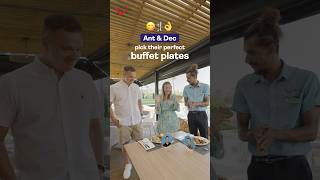 Rating Ant amp Dec’s buffet plate 😋 tui antanddec happinessambassadors trending buffet [upl. by Mack]