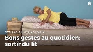 Les bons gestes pour sortir du lit  Gym douce [upl. by Sisenej479]