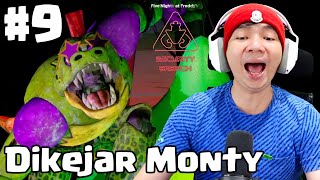 Dikejar Monty  Five Nights at Freddys Security Breach  FNAF  Indonesia  Part 9 [upl. by Sadnalor]