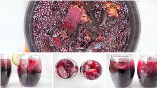 HOW TO MAKE HEALTHY ZOBO DRINK SORREL DRINK SOBOLO [upl. by Engamrahc]