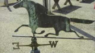 Weathervanes For Sale From Antique Copper or Aluminum to Custom Garden Rooster or Horse Designs [upl. by Shaner]