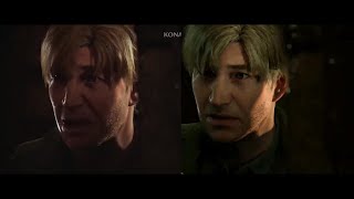 Silent Hill 2 Remake James Face Comparison  Reveal Trailer vs Retail Upgrade or Downgrade [upl. by Atiuqahc]