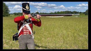 Firing a musket  Four rounds a minute  Sharpe myth busted [upl. by Johanan940]