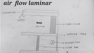 how to draw air flow laminar I laminar air flow uses I laminar air flow principle working and uses [upl. by Romano]