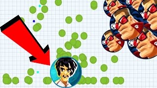 Agario New Bruce Lee Skin Epic Solo 1 on 1 Agario Mobile Gameplay [upl. by Fisk]