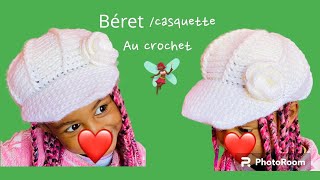 Comment faire une casquette au crochet pour enfant 46 ans [upl. by Ariad]