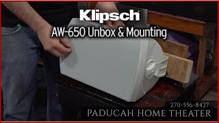 Klipsch AW650 Unboxing and Mounting [upl. by Ennaj]