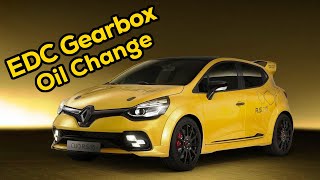 How To Change Oil In EDC Gearbox  Clio IV RS [upl. by Port782]