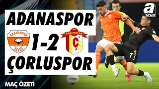 Adanaspor 12 Çorluspor 1947 MAÇ ÖZETİ  Ziraat Türkiye Kupası 3 Tur Maçı [upl. by Anna-Maria216]