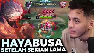 Setelah SeABAD Gak Pernah Pake Hayabusa Pantes jadi langganan Banned  Mobile Legends [upl. by Linzer737]