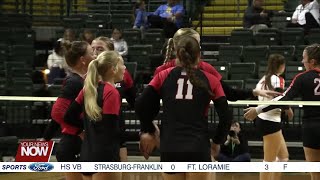 Fort Loramie and OttawaGlandorf compete in State Semifinal Volleyball [upl. by Yelnet326]