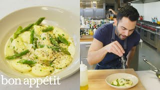 Andy Makes Pillowy Delicious Ricotta Dumplings  From the Test Kitchen  Bon Appétit [upl. by Umont]