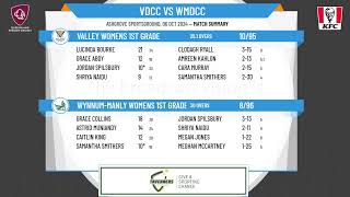 Valley Womens 1st Grade v WynnumManly Womens 1st Grade [upl. by Nawiat]