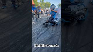 Mini bikes burnouts 605 automobile minibikegang minibikes bikelife minibikers minitoys biker [upl. by Wheeler]