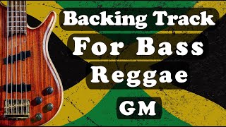 Reggae Backing Track for Bass G minor Gm  Dm No Bass [upl. by Chrystal]