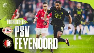 Highlights  PSV  Feyenoord  Eredivisie 20232024 [upl. by Melvena]