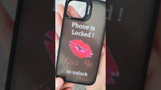 Kiss me to unbox 💋 unboxing mobileimpress phonecase personalized [upl. by Enehpets]