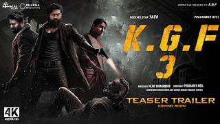 KGF  Chapter 3  Hindi Trailer  Rocking Star Yash Raveena Tandon  Prashant Neel  Hombale Film [upl. by Mercuri]