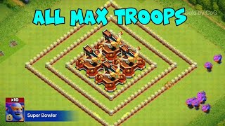 4 XBow Vs All Troops✅ [upl. by Acinot]