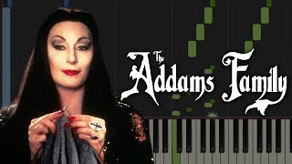 The Addams Family Main Theme  Piano Tutorial [upl. by Yelsgnik]