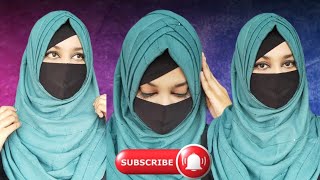 Beautiful Hijab Tutorial  সহজ পদ্ধতিতে হিজাব বাঁধার নিয়ম  Fowjia Faija 👑 [upl. by Eetsud398]